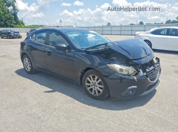 JM1BM1L77G1315460 2016 MAZDA 3 Black წინა მარჯვენა