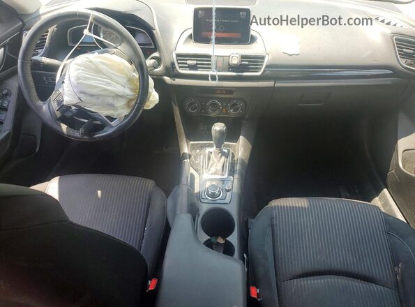 JM1BM1L77G1315460 2016 MAZDA 3 Black წინა პანელის ხედი