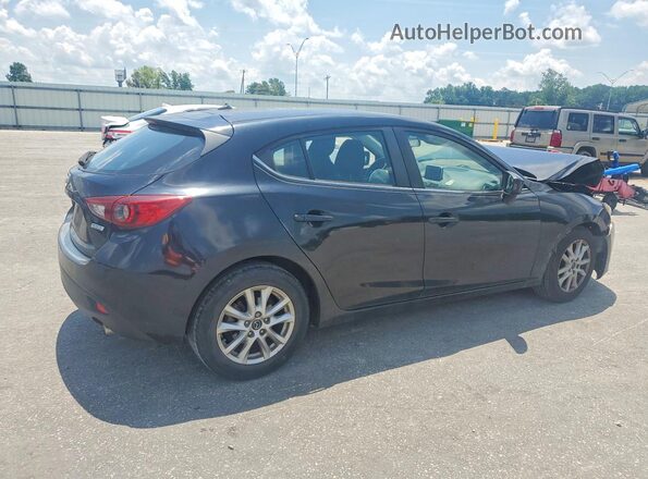 JM1BM1L77G1315460 2016 MAZDA 3 Black უკანა მარჯვენა
