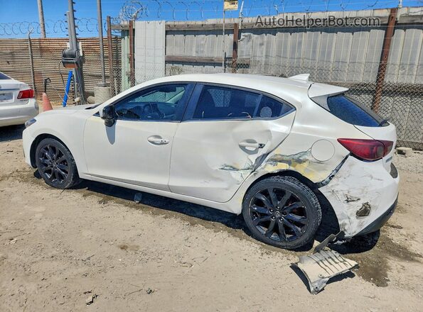 JM1BM1M33G1281268 2016 MAZDA 3 White Задня ліва чверть