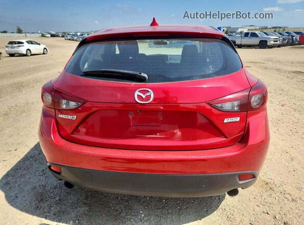 JM1BM1M38G1286658 2016 MAZDA 3 Red Vista trasera