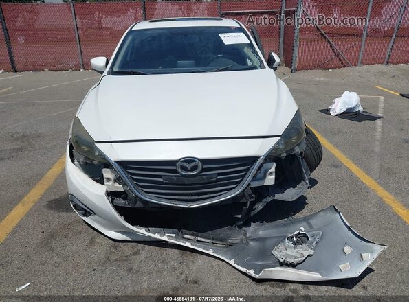 JM1BM1M74G1281640 2016 MAZDA 3 White Widok wnętrza z tyłu