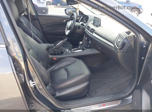 JM1BM1N31G1328375 2016 MAZDA 3 Gray Vista interior delantera