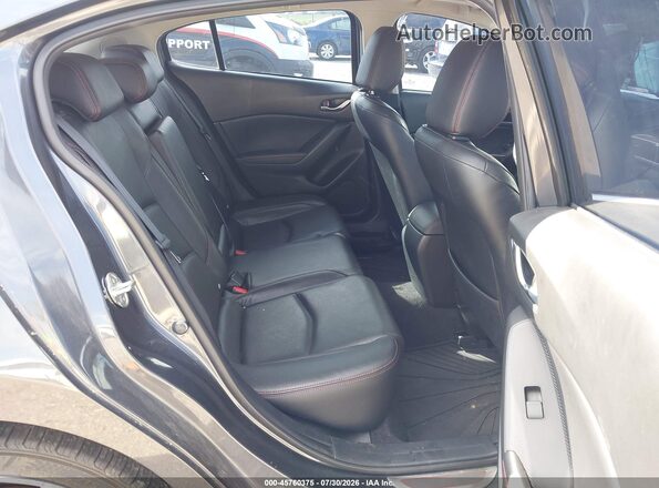 JM1BM1N31G1328375 2016 MAZDA 3 Gray Vista de la etiqueta del VIN