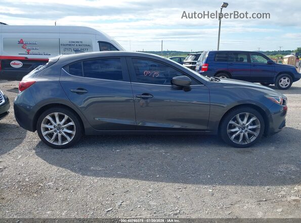 JM1BM1N31G1328375 2016 MAZDA 3 Gray Vista interior trasera