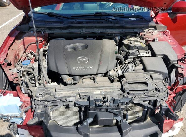 JM1BM1N33G1323100 2016 MAZDA 3 Red Սալոնի հետևի տեսք