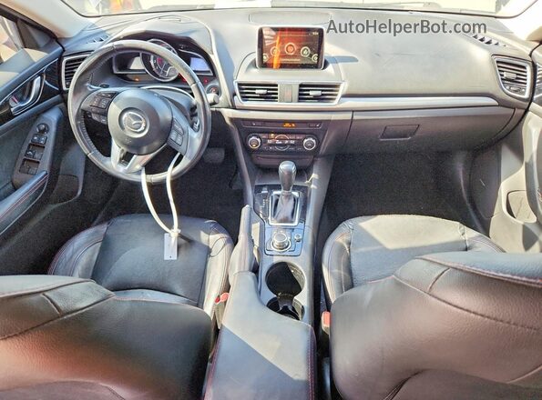 JM1BM1N3XG1277040 2016 MAZDA 3 Black Vista del salpicadero