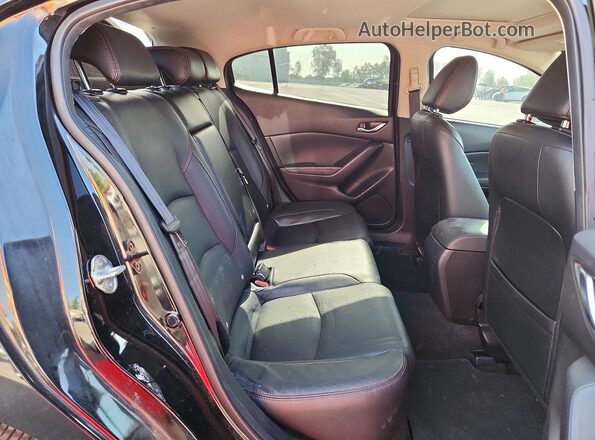 JM1BM1N3XG1277040 2016 MAZDA 3 Black Vista de los asientos traseros