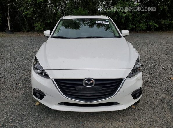 JM1BM1N74G1322444 2016 MAZDA 3 White Widok z przodu
