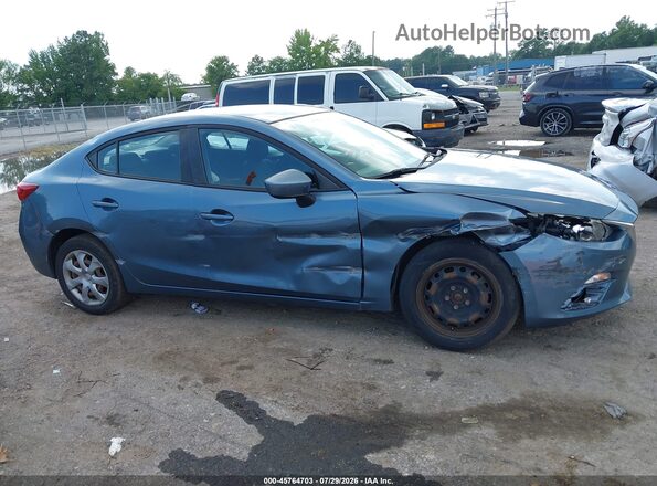 JM1BM1T71G1353962 2016 MAZDA 3 Синий Вид задней части салона