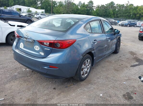JM1BM1T71G1353962 2016 MAZDA 3 Синий Задняя правая четверть