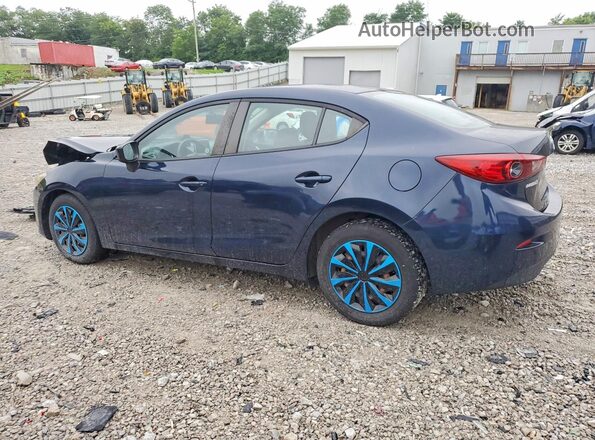 JM1BM1T72G1347295 2016 MAZDA 3 Синий Задняя левая четверть