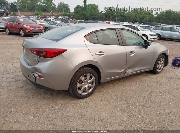 JM1BM1T74G1320535 2016 MAZDA 3 Silver უკანა მარჯვენა