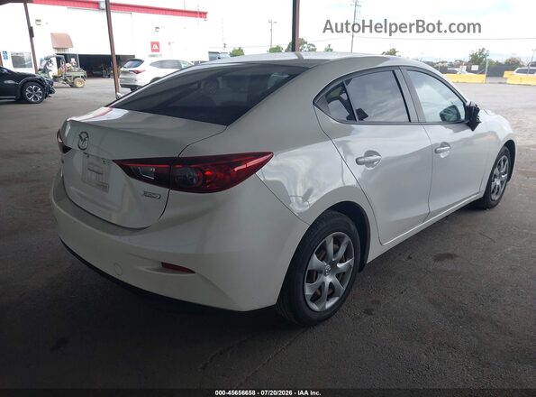 JM1BM1T75G1297217 2016 MAZDA 3 White Tył prawy