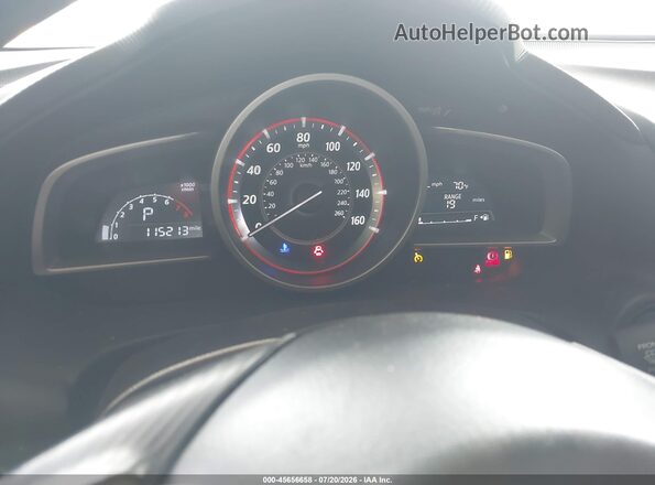 JM1BM1T75G1297217 2016 MAZDA 3 White Widok tylnych siedzeń