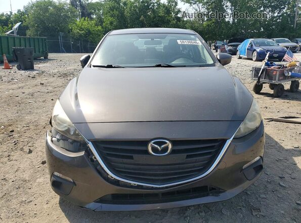 JM1BM1T77G1334848 2016 MAZDA 3 Brown Widok z przodu