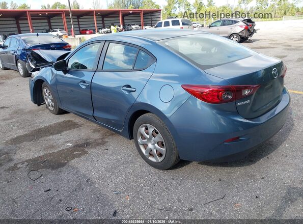 JM1BM1T79G1298516 2016 MAZDA 3 Light Blue უკანა მარცხენა