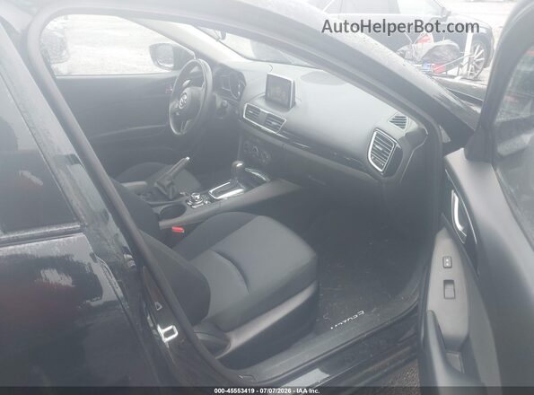 JM1BM1T79G1306579 2016 MAZDA 3 Black Front interior view