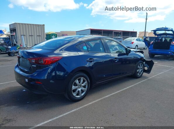 JM1BM1T7XG1314917 2016 MAZDA 3 Blue Tył prawy
