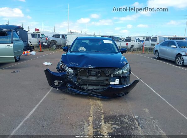 JM1BM1T7XG1314917 2016 MAZDA 3 Blue Widok z przodu