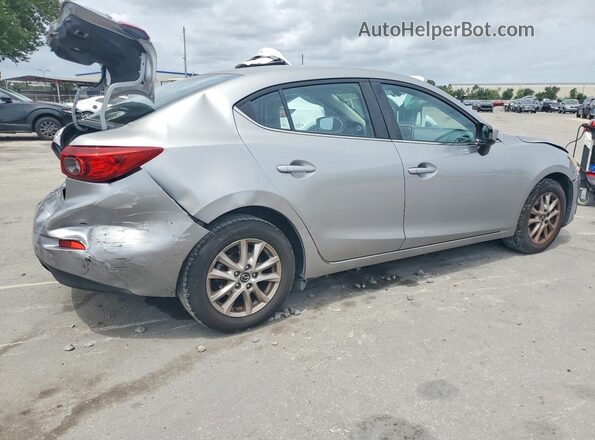 JM1BM1U70G1284678 2016 MAZDA 3 Gray Задня права чверть