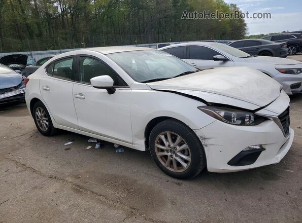 JM1BM1U70G1328792 2016 MAZDA 3 Белый Передняя правая четверть