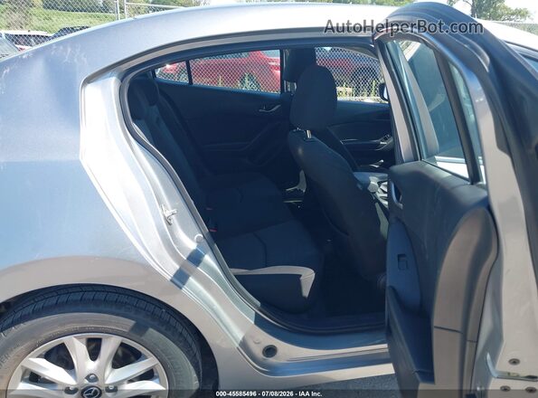 JM1BM1U73G1303384 2016 MAZDA 3 Silver Вид наклейки з VIN-кодом