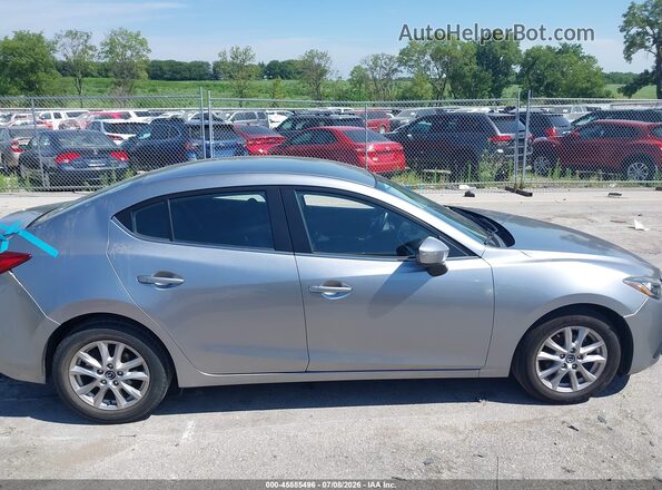 JM1BM1U73G1303384 2016 MAZDA 3 Silver Вид задньої частини салону