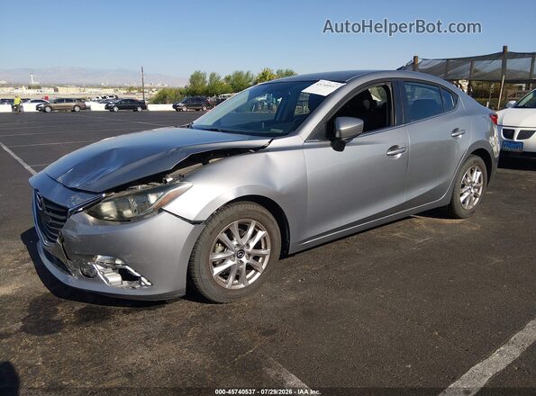 JM1BM1U76G1335407 2016 MAZDA 3 Silver Vista tres cuartos delantera izquierda