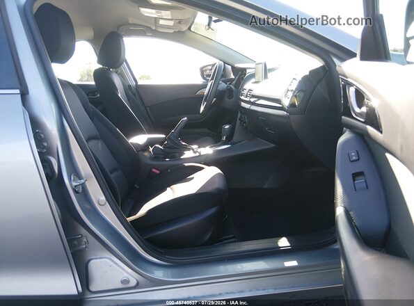 JM1BM1U76G1335407 2016 MAZDA 3 Silver Vista interior delantera
