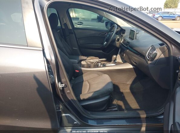 JM1BM1U78G1281477 2016 MAZDA 3 Gray Вид салону спереду