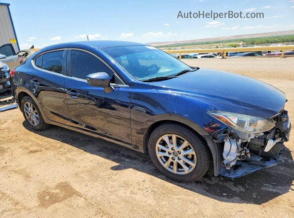 JM1BM1U79G1331674 2016 MAZDA 3 Blue Առջևի աջ