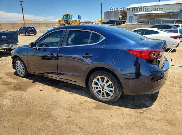 JM1BM1U79G1331674 2016 MAZDA 3 Blue Հետևի ձախ
