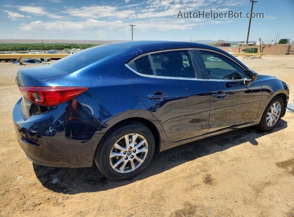 JM1BM1U79G1331674 2016 MAZDA 3 Blue Հետևի աջ