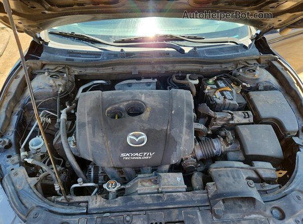 JM1BM1U79G1331674 2016 MAZDA 3 Blue Սալոնի հետևի տեսք