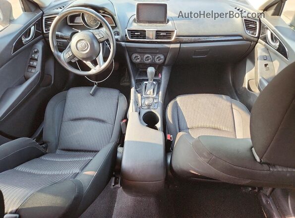 JM1BM1U7XG1277172 2016 MAZDA 3 Silver Widok deski rozdzielczej