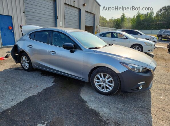 JM1BM1U7XG1277172 2016 MAZDA 3 Silver Przód prawy