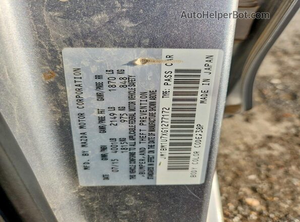 JM1BM1U7XG1277172 2016 MAZDA 3 Silver Widok komory silnika