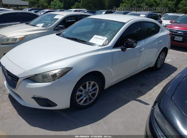 JM1BM1U7XG1294487 2016 MAZDA 3 White Przód lewy