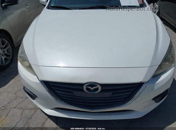 JM1BM1U7XG1294487 2016 MAZDA 3 White Widok z przodu