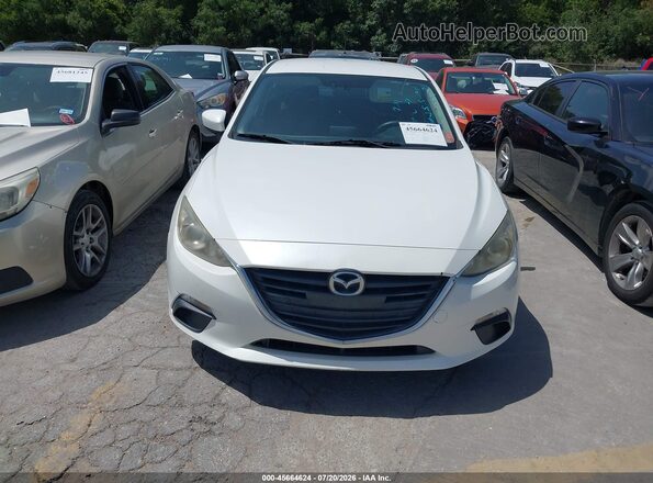 JM1BM1U7XG1294487 2016 MAZDA 3 White Widok zestawu wskaźników