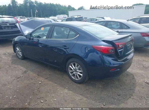 JM1BM1V74G1350258 2016 MAZDA 3 Blue Tył lewy