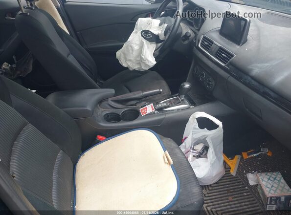 JM1BM1V74G1350258 2016 MAZDA 3 Blue Widok wnętrza z przodu