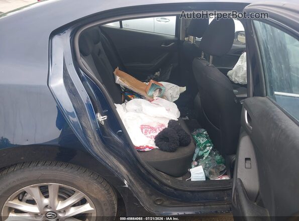 JM1BM1V74G1350258 2016 MAZDA 3 Blue Widok naklejki z numerem VIN