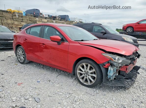 JM1BM1X31G1294676 2016 MAZDA 3 Красный Передняя правая четверть