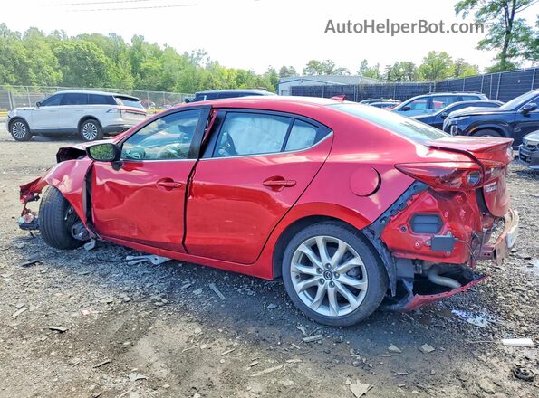 JM1BM1X37G1298098 2016 MAZDA 3 Red Rear left
