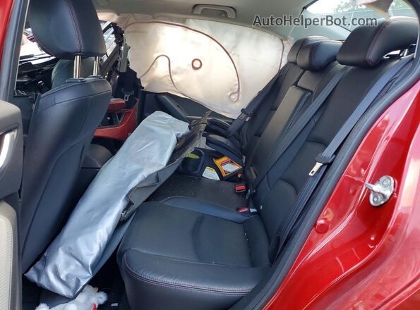 JM1BM1X37G1298098 2016 MAZDA 3 Red Rear seats view