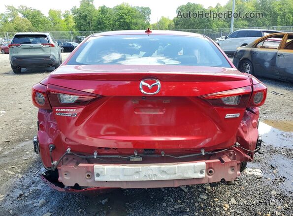 JM1BM1X37G1298098 2016 MAZDA 3 Red Rear view