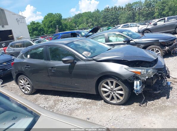 JM1BN1L37H1145161 2017 MAZDA 3 Gray Սարքավորումների վահանակի տեսք