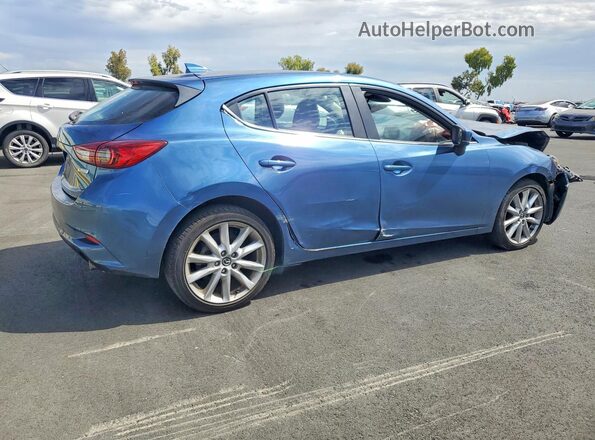 JM1BN1M30H1135442 2017 MAZDA 3 Blue Задня права чверть
